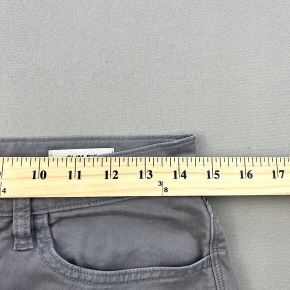 Flint And Tinder Pants Mens 28x30 Gray Chino Slim Fit Straight Leg Casual Cotton - Picture 8 of 12